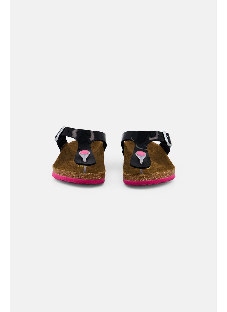 BIRKENSTOCK Kids Girl Slip On Cork Sandals, Multicolor  - Image 2