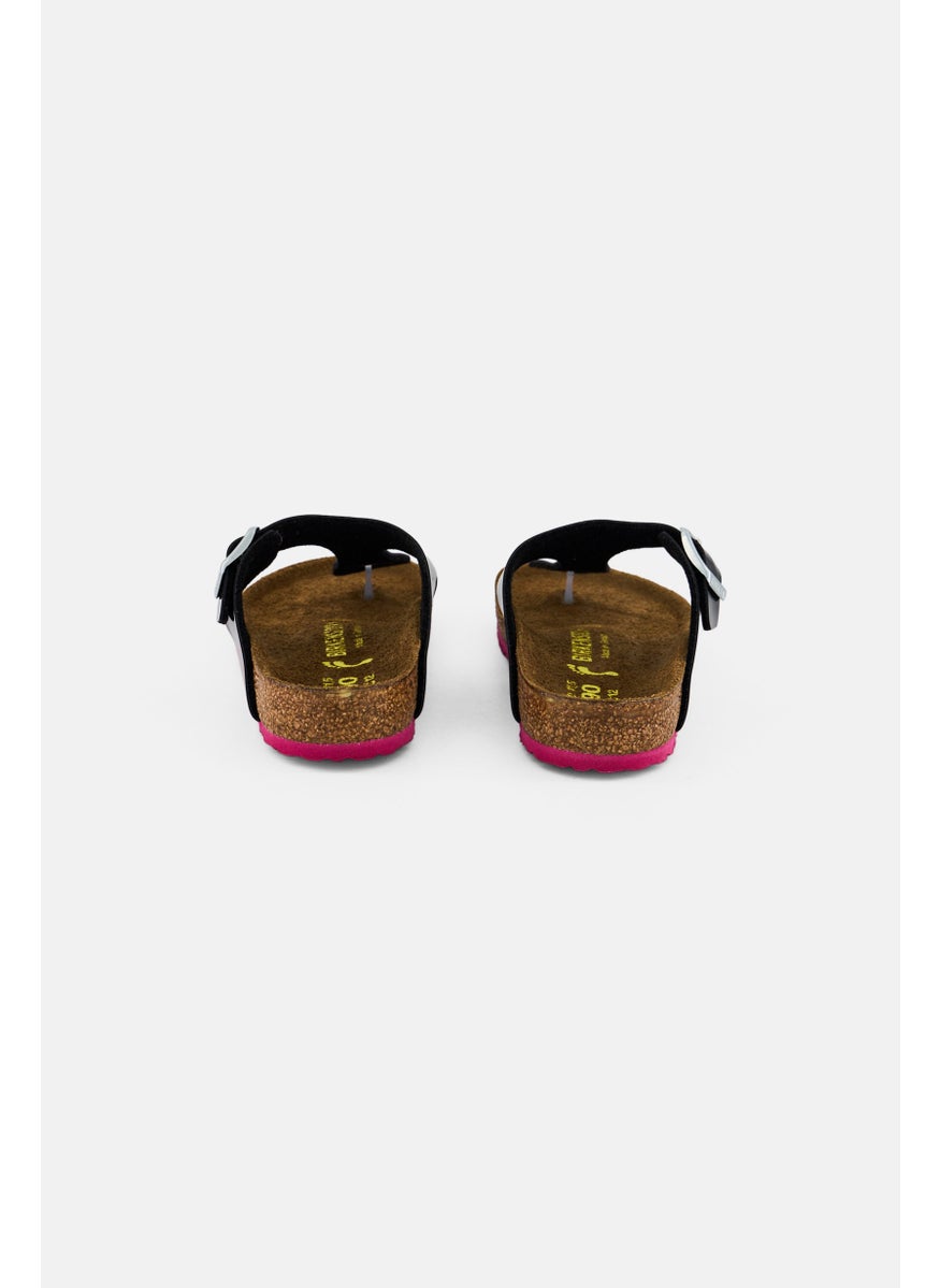 BIRKENSTOCK Kids Girl Slip On Cork Sandals, Multicolor  - Image 4