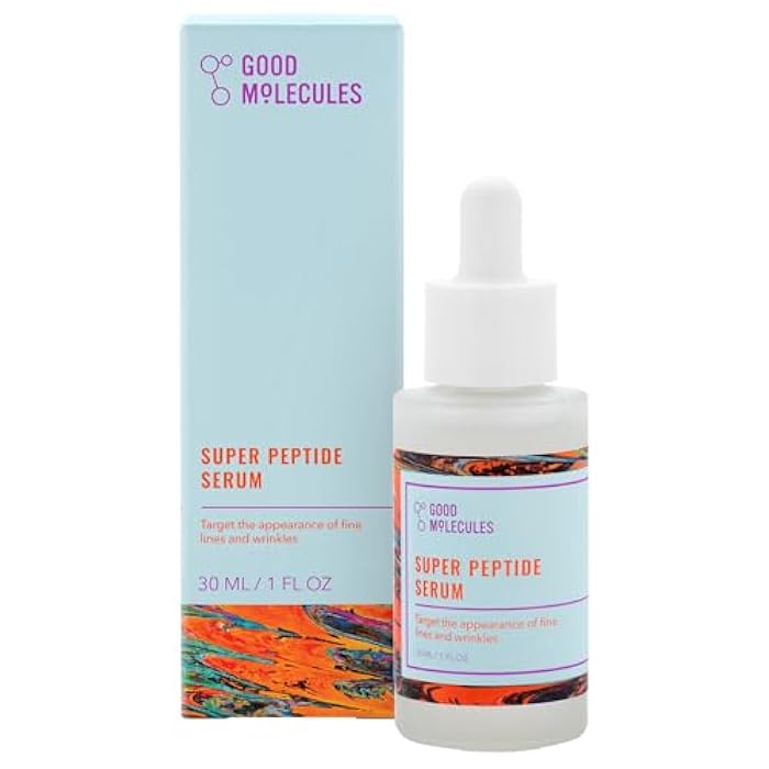 Good Molecules Super Peptide Serum - Anti-aging Facial Serum with Peptides and Copper Tripeptides to Plump and Firm - Water-Based Skincare for Face - Image 1
