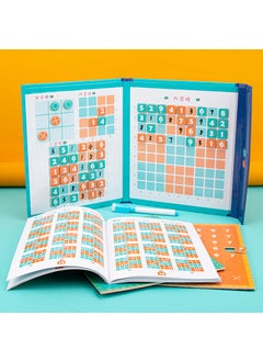 Magnetic Sudoku Puzzle Kids Logic ToyBook Clip Type Sudoku TL with Magnetic Jiugong Lattice Book Clip Type Sudoku TL with Magnetic Jiugong Lattice