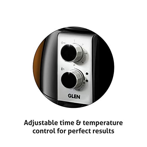 Glen Electric Rapid Fryer, 3.8 Litre Air Fryer 1350W with Temperature Control, Removable Frying Basket, Vapour Steam, 30-Minute Timer, Fry, Grill, Roast & Bake with Less Oil, Medium - Black (3049BL) - Image 3
