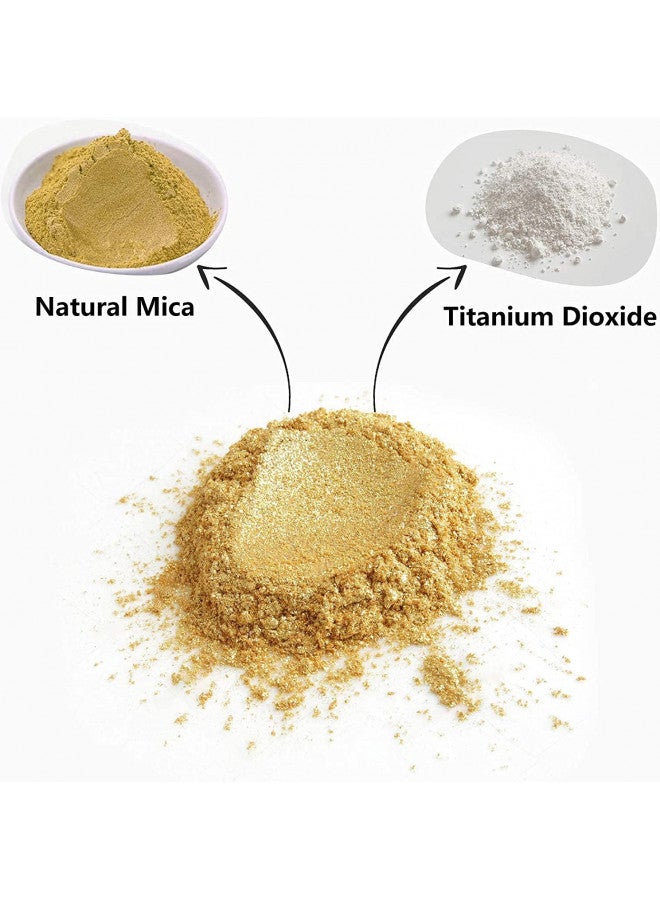 NTWJNJY Mica Powder, 30 Color Pigment, Natural Cosmetic Grade Shimmer Mica Powder for Epoxy Resin/Bath Bombs/Candle/Soap/Lip Gloss/Slime.Soap Making Dye (30 Bag)  - Image 2