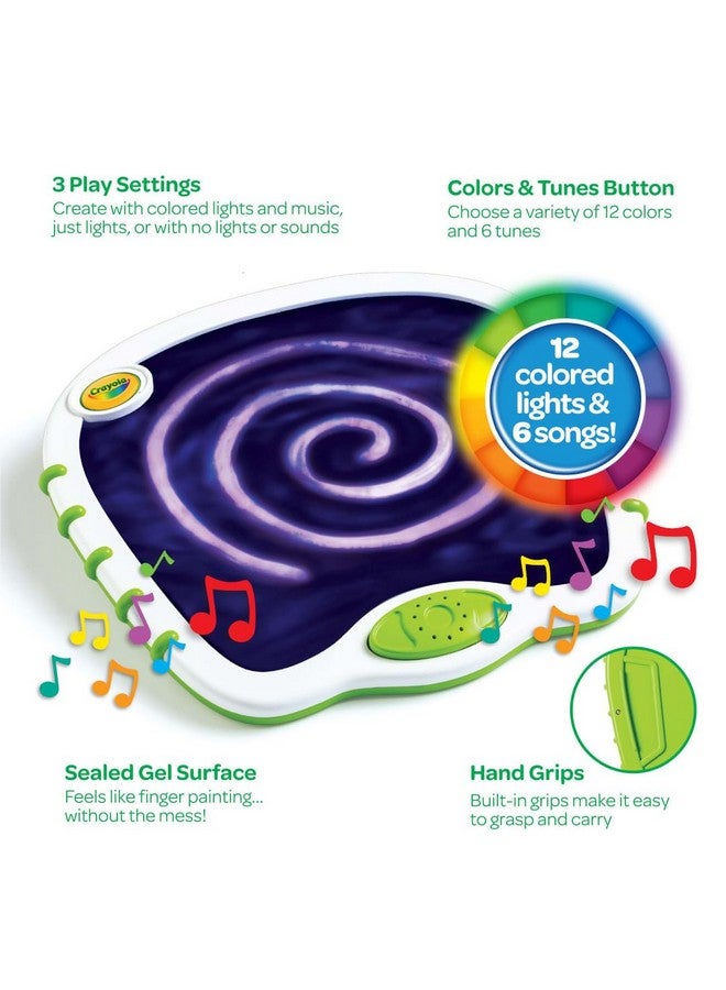Crayola Crayola Toddler Touch Lights, Musical Sensory Toys for Toddlers, Light Up Drawing Pad, Mess Free Painting, Travel Activity, Gift for Toddlers, 2+ - Image 3
