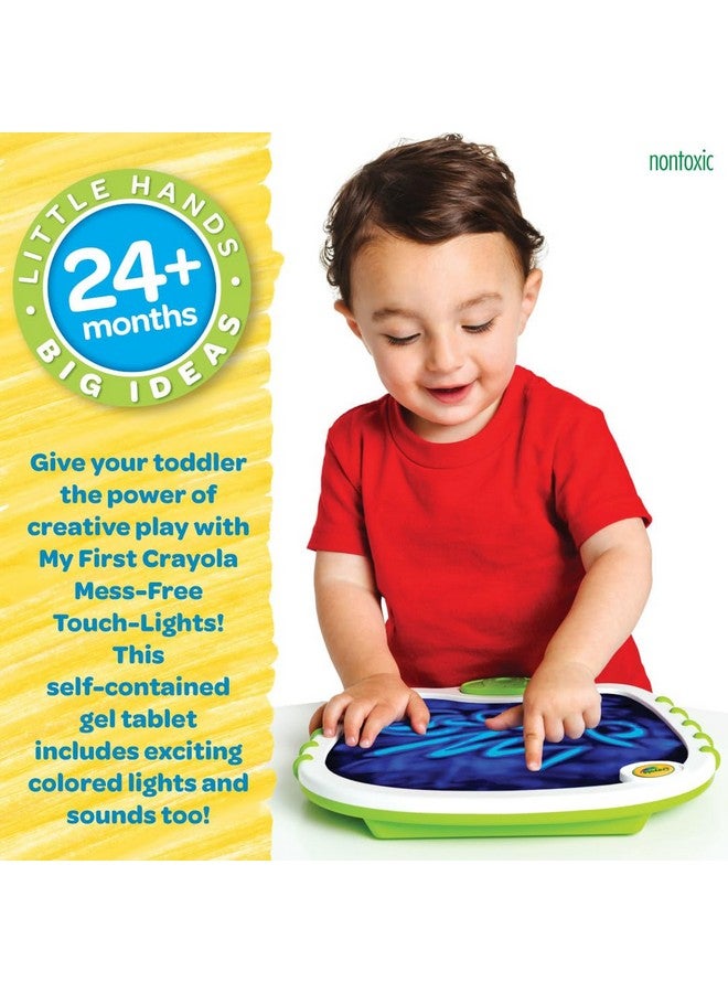 Crayola Crayola Toddler Touch Lights, Musical Sensory Toys for Toddlers, Light Up Drawing Pad, Mess Free Painting, Travel Activity, Gift for Toddlers, 2+ - Image 4