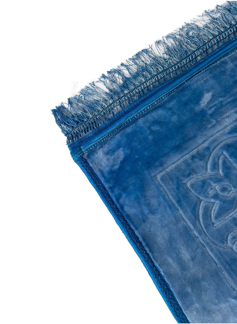 Sleep x Factory Crushed Velvet Prayer Mat - Blue  - Image 2