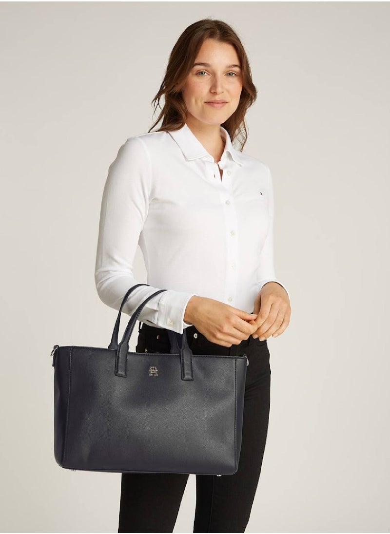 TOMMY HILFIGER Th Soft Logo Tape Satchel  - Image 2