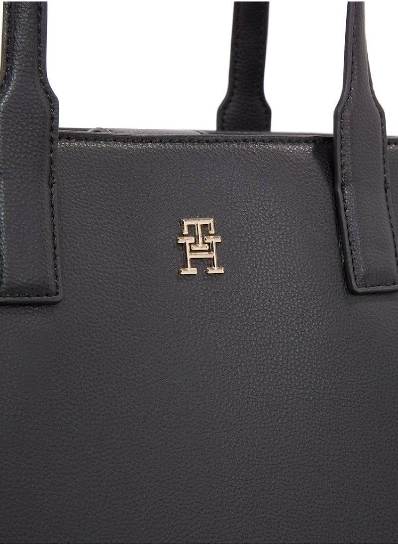 TOMMY HILFIGER Th Soft Logo Tape Satchel  - Image 5