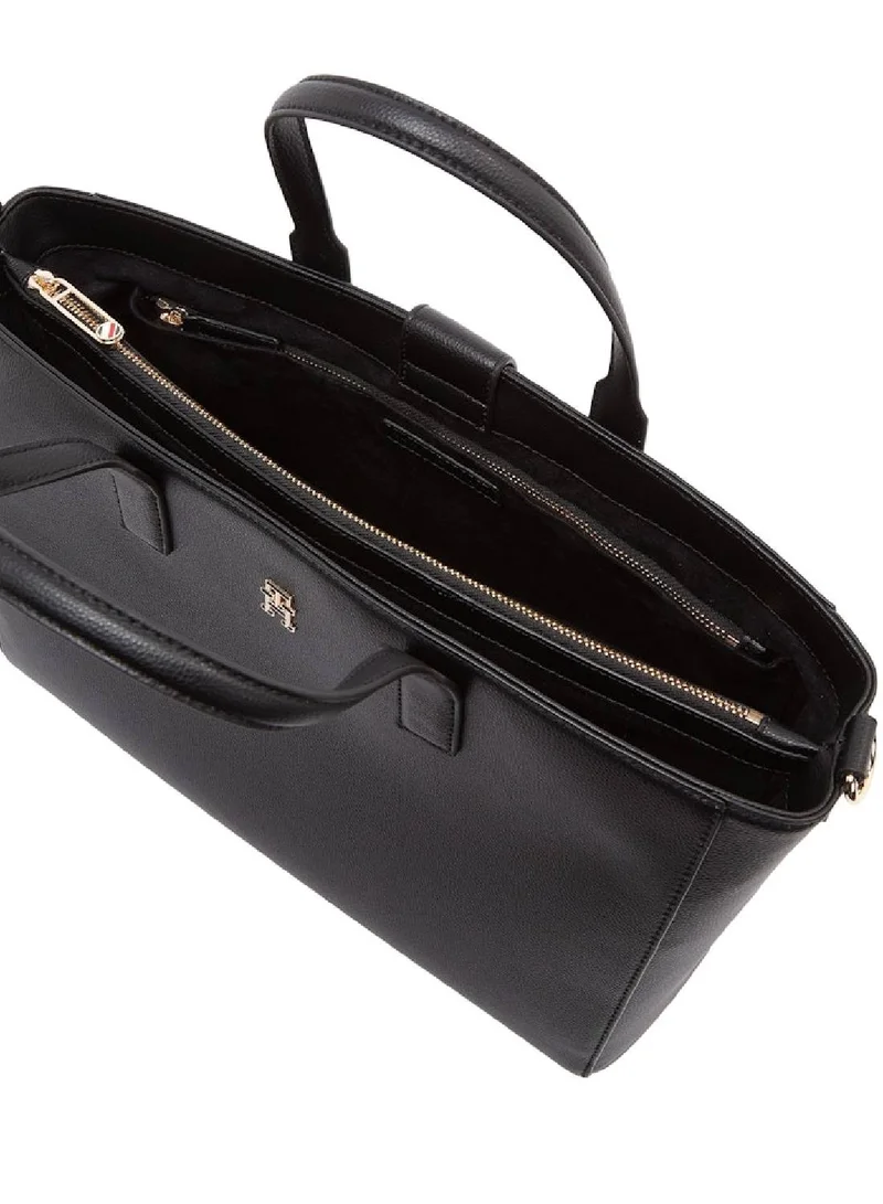 TOMMY HILFIGER Th Soft Logo Tape Satchel