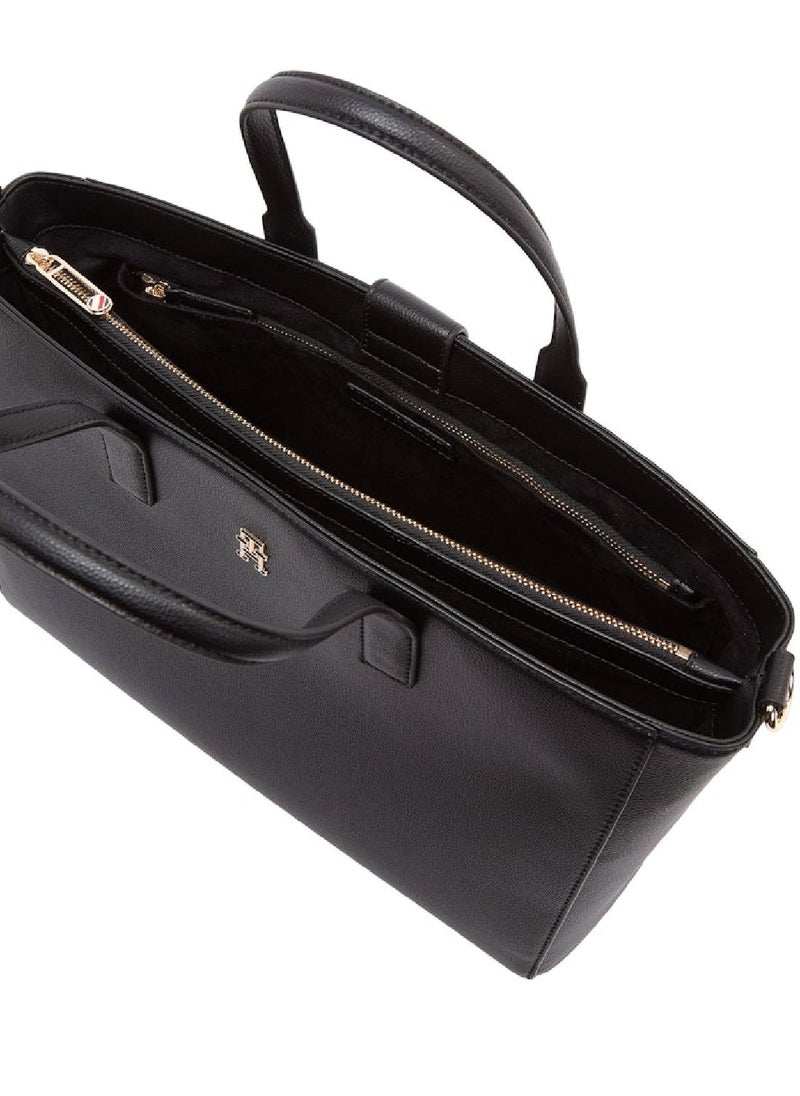 TOMMY HILFIGER Th Soft Logo Tape Satchel  - Image 3