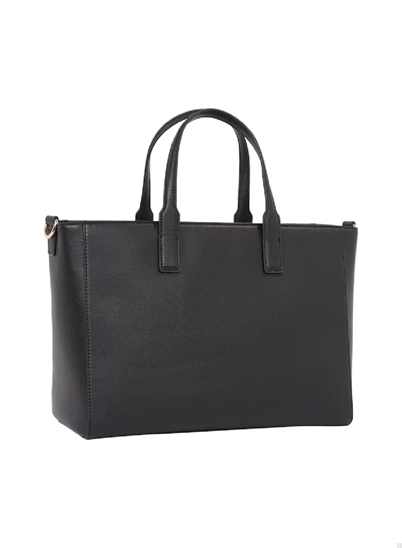 TOMMY HILFIGER Th Soft Logo Tape Satchel