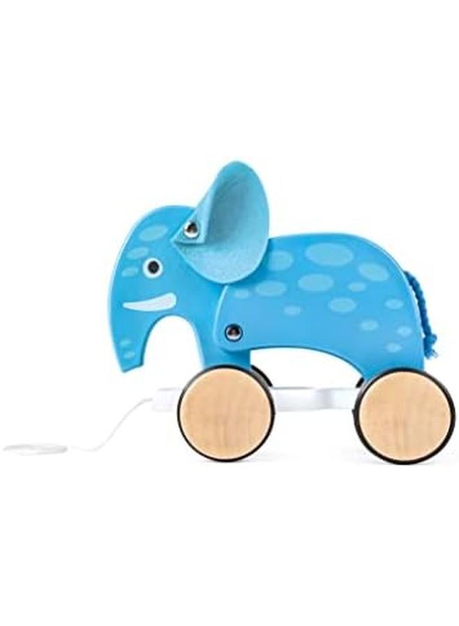 Hape Push And Pull Elephant Wooden Pull Along Toy - Image 2