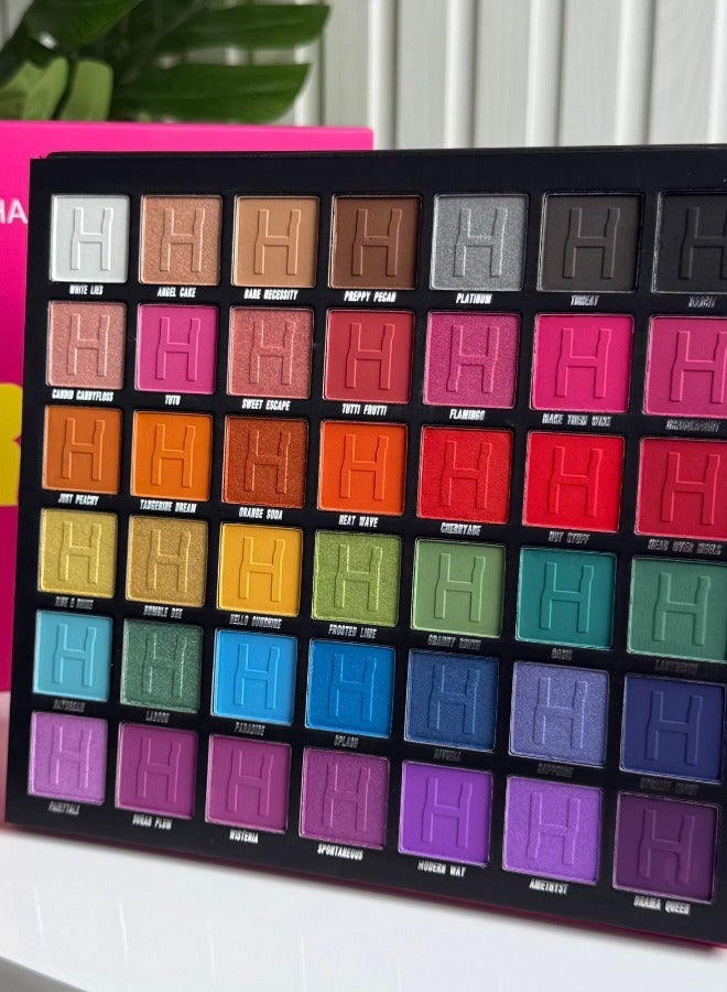 Harmony eyeshadow palette with 42 colors for irresistible looks - Image 3