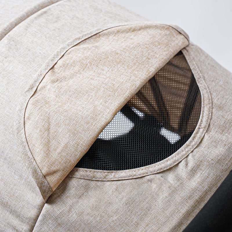 molody Baby Stroller – Hydraulic Suspension – Travel Friendly – Parent & World Facing – One Hand Fold – Khaki - Image 5