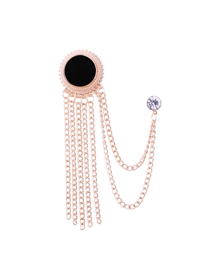 Shougu Versatile Temperament Tassel Chain Suit Brooch