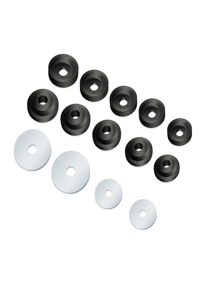 XTPTFABS Dimple Die Set and Steel Backing Discs Compatible with Harbor Freight Hydraulic Punch Driver kit(1.115", 1.362", 1.687", 1.937", and 2.375" Dimple Dies) - Image 1