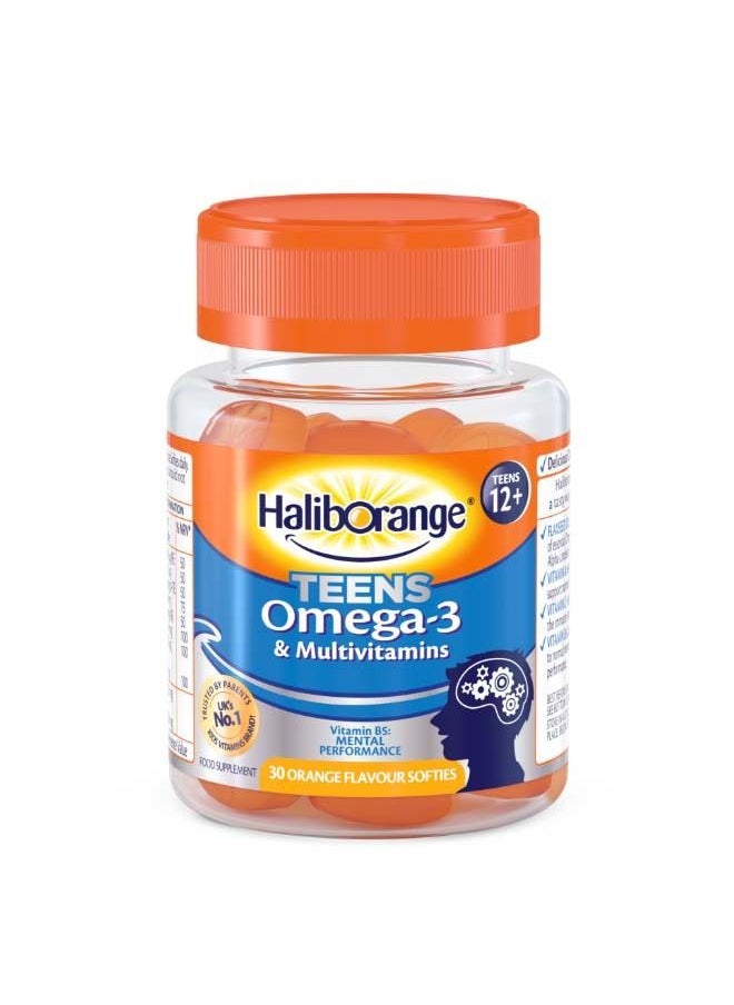 Haliborange - Teens Omega-3 and Multivitamins 30 Softies - Image 1