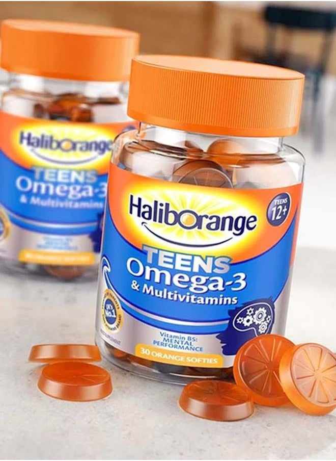Haliborange - Teens Omega-3 and Multivitamins 30 Softies - Image 1