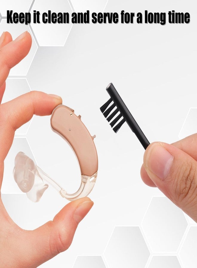 NQEUEPN 3pcs Hearing Aid Cleaning Brush, Hearing Aid Cleaning Tools Hearing Amplifier Brushes with Wax Loop and Magnet Hearing Aid Cleaner for Hearing Aid Users - Image 5