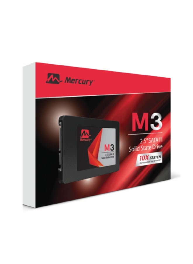 Mercury SSD M3-Series, 2.5-inch SATA III, 550MB/s Read Speed, 520MB/s Write Speed (4, TB) - Image 1