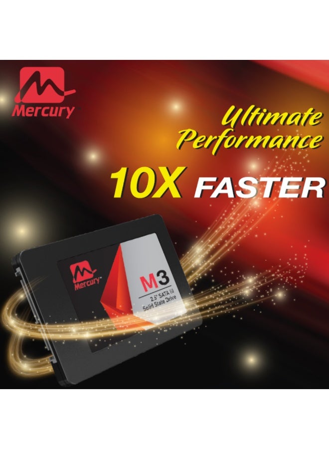 Mercury SSD M3-Series, 2.5-inch SATA III, 550MB/s Read Speed, 520MB/s Write Speed (4, TB) - Image 3