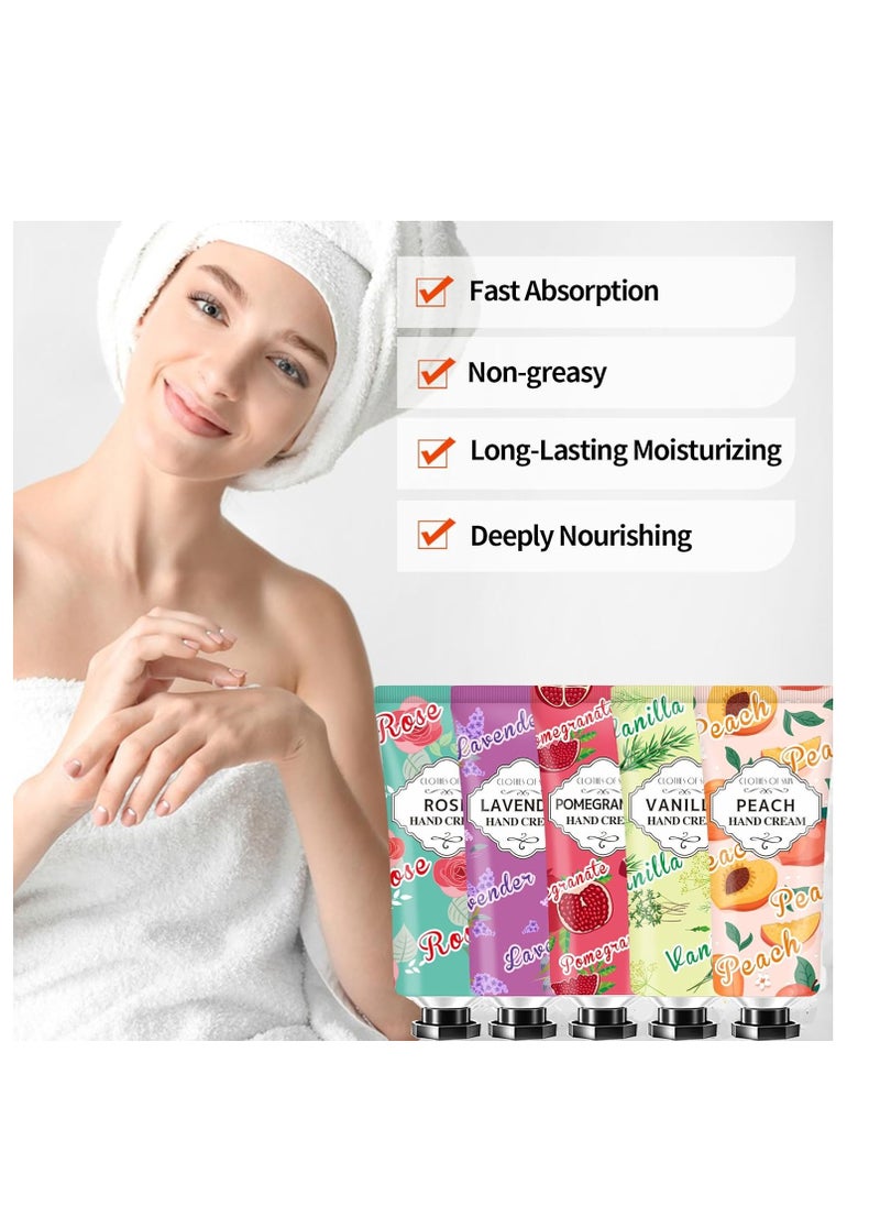 Clothes of skin 8 Pack Hand Cream Gift Set,Christmas Gifts for Women,White Elephant Gifts Stocking Stuffers for Teengirls,Mini Travel Size Lotion for Appreciation Gifts Teacher Gifts,Hand Lotionfor Dry Cracked Hands  - Image 2