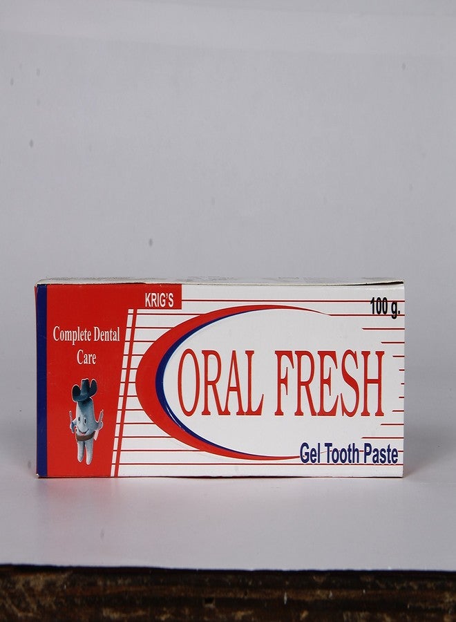 krig's ORAL FRESH GEL TOOTH PASTE 100gm Pack of two pieces - Image 3