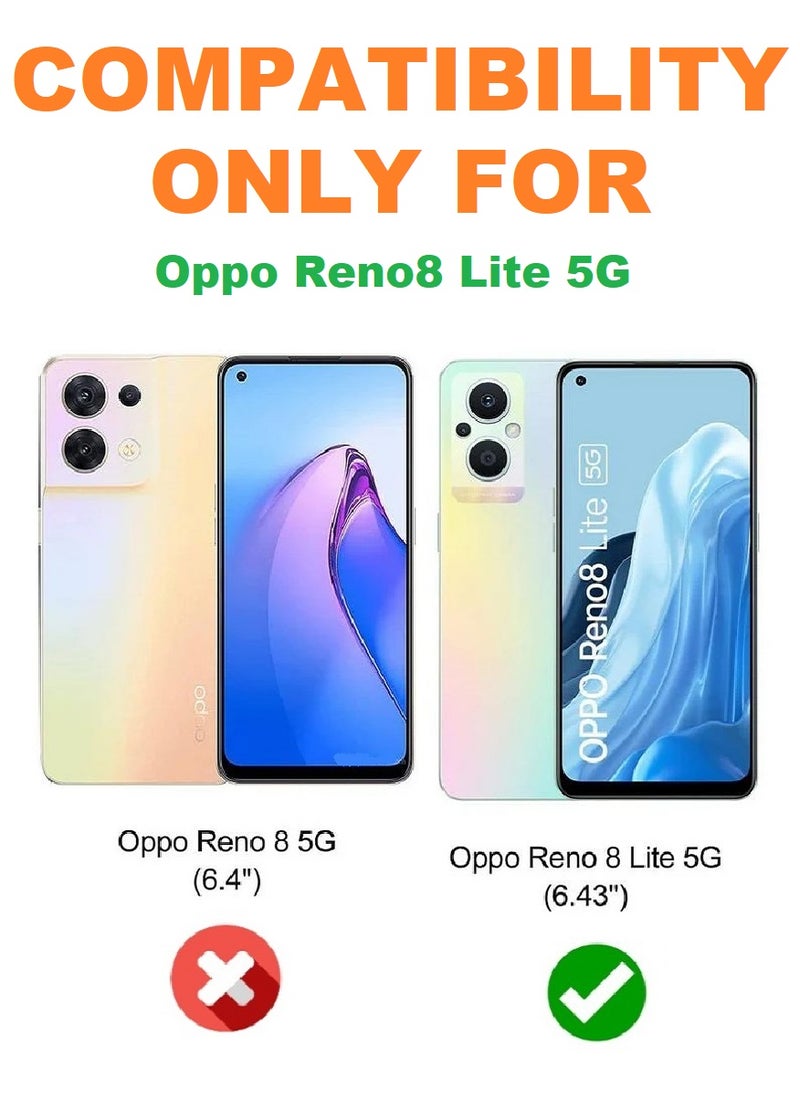 Super Tempered Glass Screen Protector Clear Designed For Oppo Reno8 Lite Full Screen Coverage And Bubble Free - Image 3