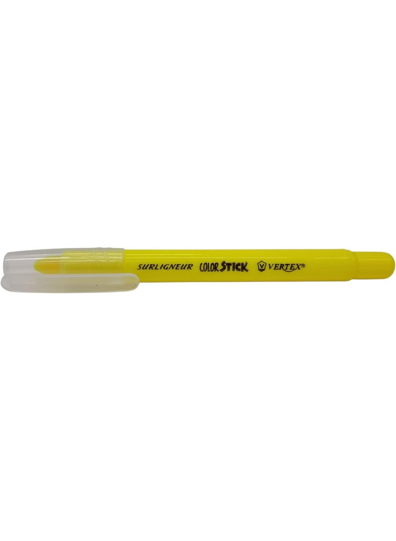 Vertex Wax Highlighter Pen - Yellow