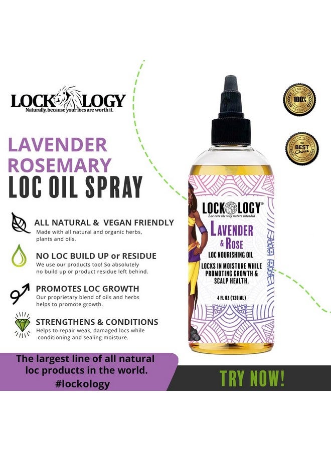 Lockology Loc Oil For Dreads Lavender & Rosemary Oil For Locs & Dreadlock Oil For Dreads Growth Black Owned Dreadlock Hair Products - Image 3