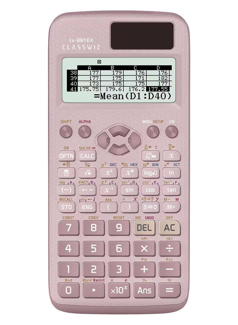 Fx-991EX Standard Scientific Calculators Pink