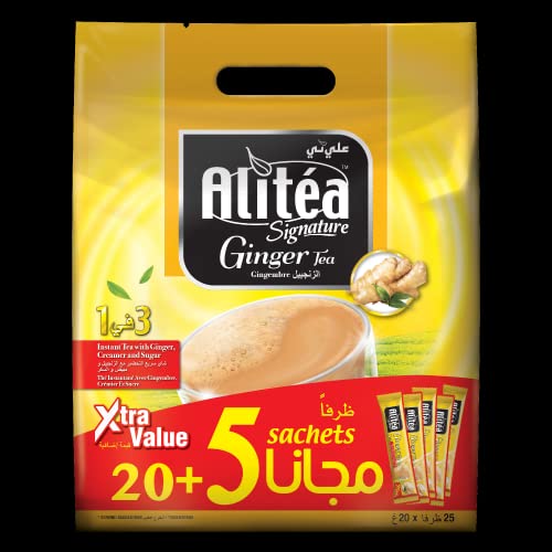 Alitea Signature Ginger Tea [20 + 5 ]sachets 500g - Image 1