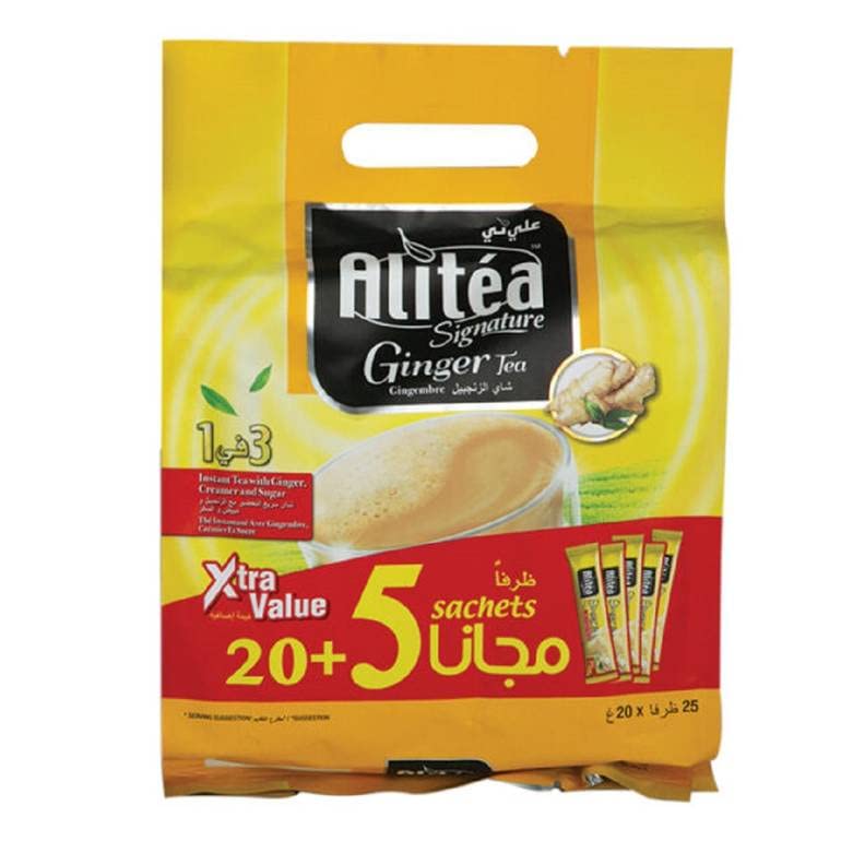 Alitea Signature Ginger Tea [20 + 5 ]sachets 500g - Image 2