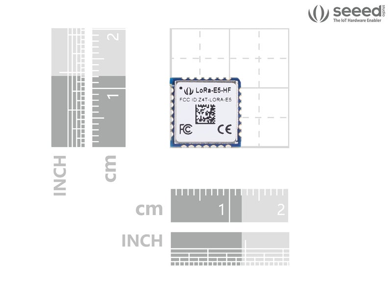 seeed studio Seeedstudio LoRa-E5 (STM32WLE5JC) Module, ARM Cortex-M4 and SX126x embedded, supports LoRaWAN on EU868 & US915 - Image 4