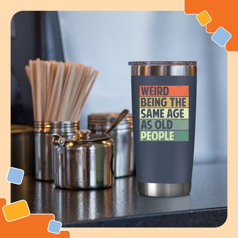 NewEleven 40th Birthday Gift For Men Women - 1986 40th Birthday Decorations For Him, Her - Turning 40-40 Year Old Gifts For Man, Woman, Mom, Dad, Wife, Husband - 20 Oz Tumbler - Image 4