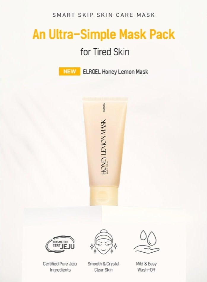 ELROEL [ELROEL] Honey Lemon Mask 80ml - Image 3