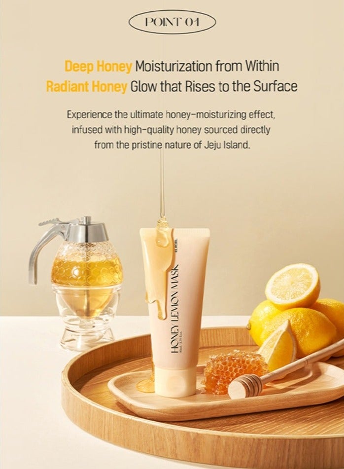 ELROEL [ELROEL] Honey Lemon Mask 80ml - Image 4