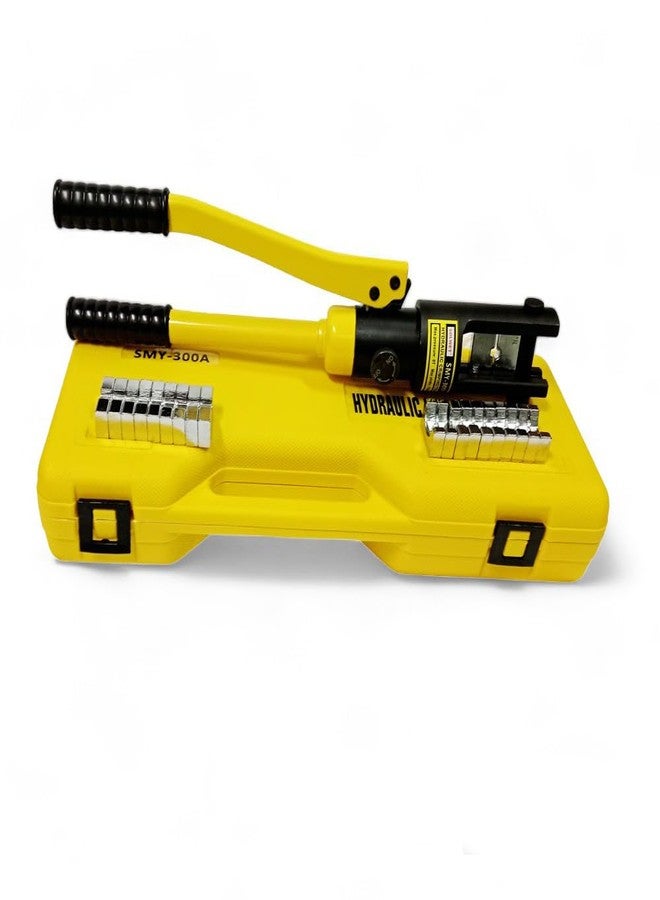 Solwet 7 Ton Hydraulic Crimping Tool with 12 dies, range 10-120 sq mm, SMY-120A for Copper and Aluminium Wire Terminal Lugs - Image 3