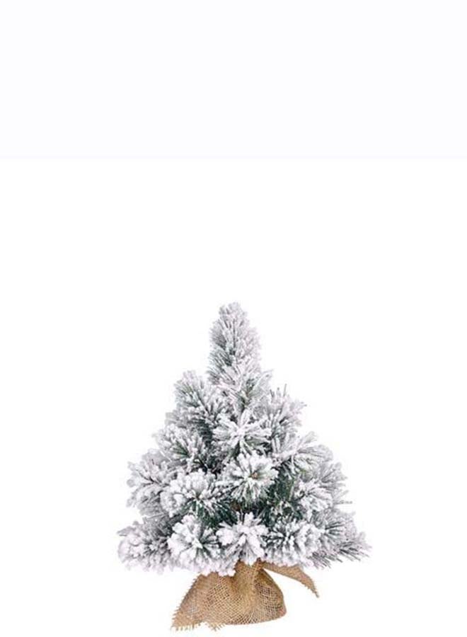 Suncoast Dinsmore Artificial Tree Tips 32 With Frosted Burlap Frosted White  - Image 1