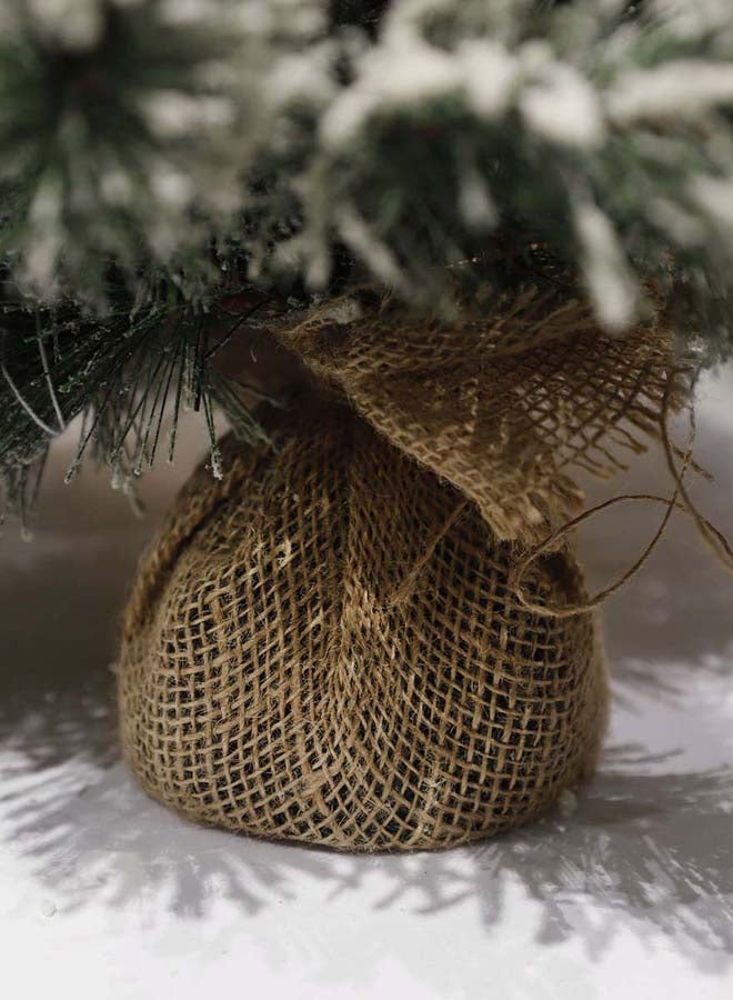 Suncoast Dinsmore Artificial Tree Tips 32 With Frosted Burlap Frosted White  - Image 2