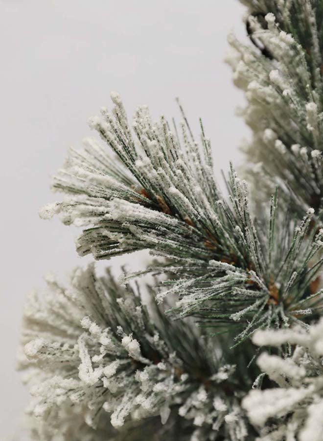 Suncoast Dinsmore Artificial Tree Tips 32 With Frosted Burlap Frosted White  - Image 4