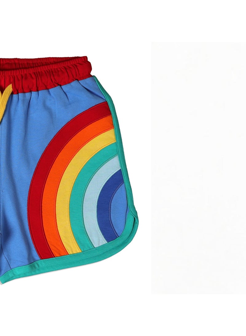 AIKO - Kids Short Sleeve Yellow T-Shirt with Shorts Set - Image 5