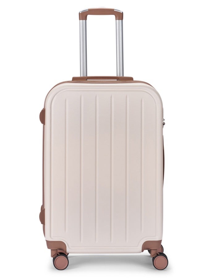 LIMRA Cabin Carry Check-In Luggage Trolley Size 20 inch Beige/Gold - Image 2