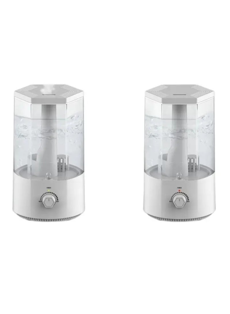6Humidifier, 3L, Ultrasonic Cool Mist, UV Light Bacteria Air Purifier, Top Filled, Suitable for Kids, Adults, Yoga, Sleep, Office, Home  - Image 2