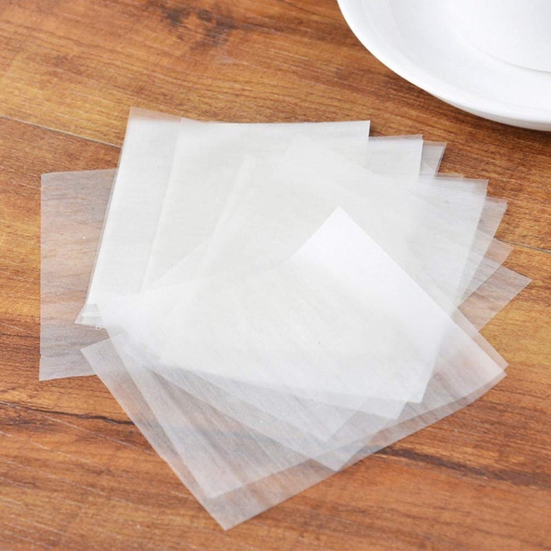 Dhieong 1000 ورقة من ورق الأرز القابل للأكل لتغليف الحلوى ورق الوافر 3.15x2.36 بوصة - Image 4