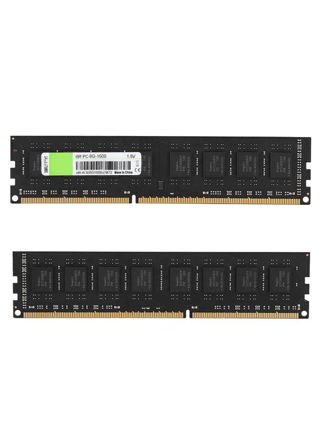 8G 1600MHz DDR3 1.5V PC12800 Desktop Computer Memory RAM Module Black Board