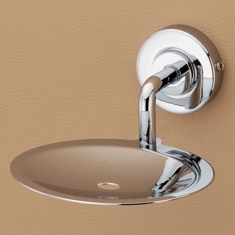 Primax Stainless Steel 304 Grade Soap Holder for Bathroom/Soap Dish/Bathroom Soap Stand/Bathroom Accessories (Chrome, Daizy) - Image 2