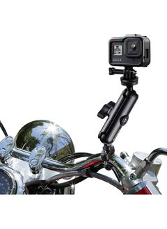 Motorcycle Bike 360° Rotating Adjustable Sports Camera Mount Compatible with DJI Action 2 and Gopro 7 8 9 10 and Insta 360d and Other Sports Cameras