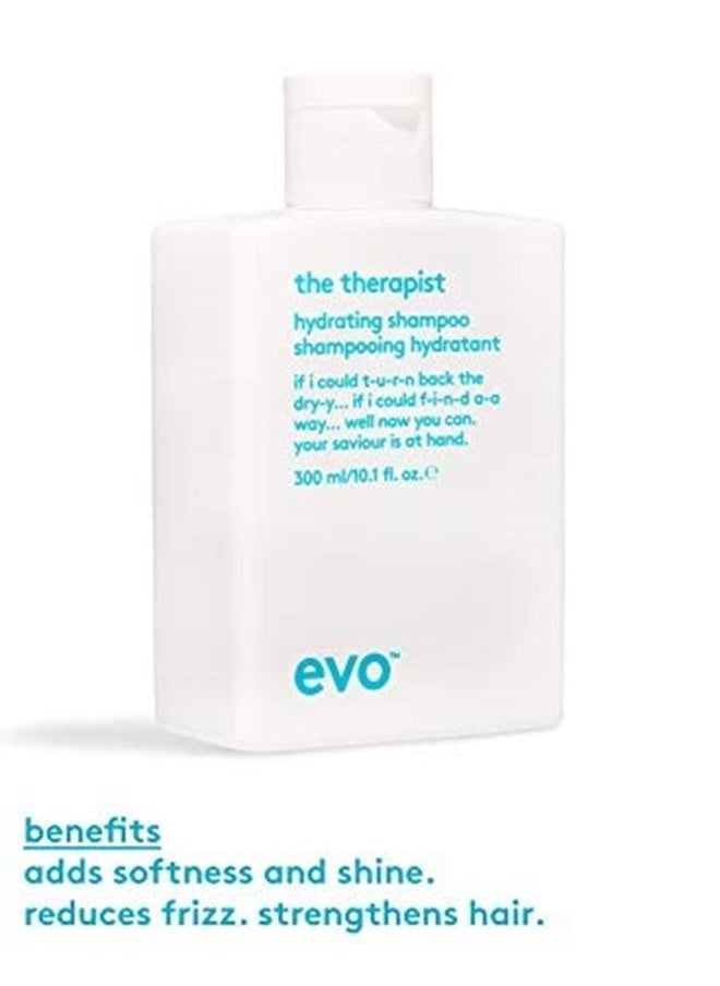 EVO The Therapist Hydrating Shampoo - Hydrates, Strengthen and Softens Whilst Improving Shine - Protects Colour Treated Hair, Helps to Detangle - 300ml / 10.1fl.oz  - Image 4