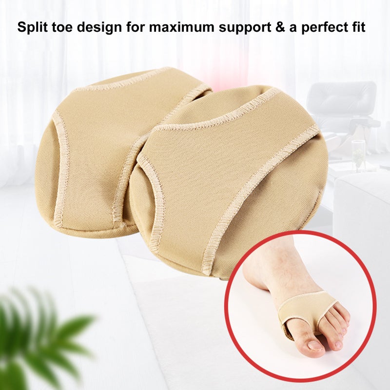 1 Pair of Forefoot Pad Metatarsal Cushions Nursing Pads Forefoot Cushioning Shoe Supports Resuable Breathable - Image 5