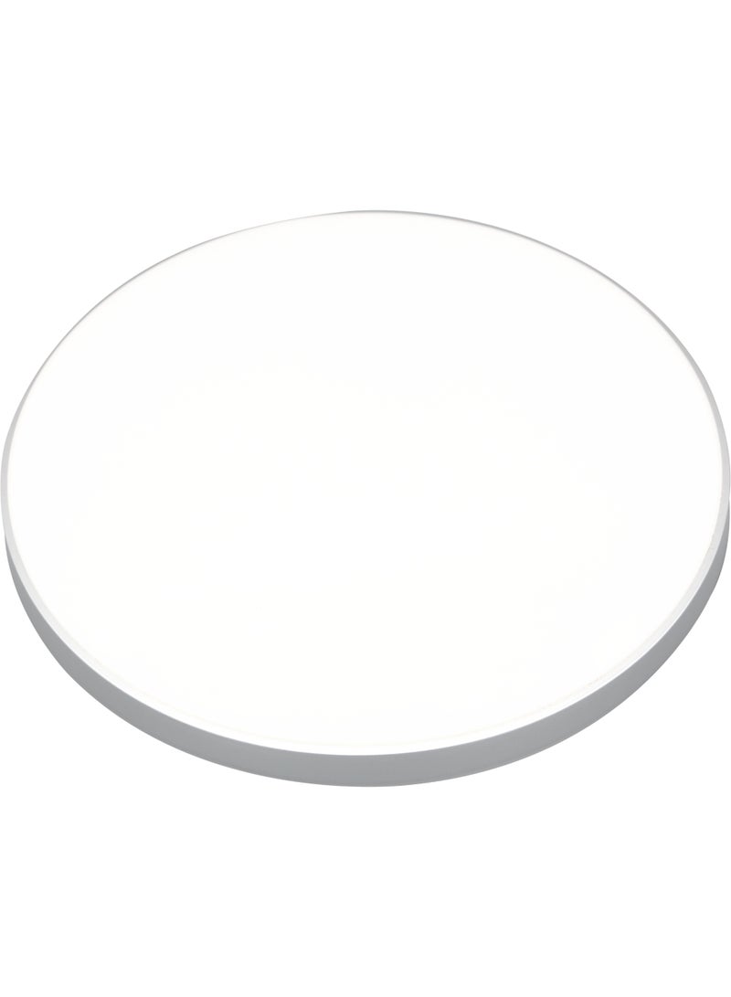 Hummer Circular silver ceiling chandelier, multi-colored radiance (solar + yellow + white), practical design and bright lighting, diameter 30 cm, 15 watts - Image 3